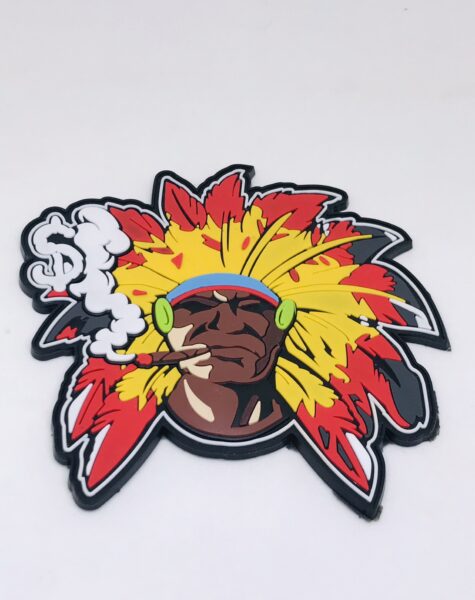 3D PVC Native American - Patches Mania