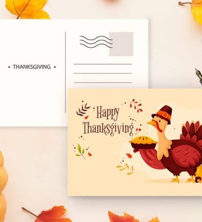 thanksgiving postcards